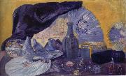 James Ensor Harmony in Blue oil painting